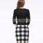 Women Vintage Print Cotton Linen Dress Casual Loose O Neck Half Sleeve Knee Length Dresses Plus Size