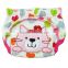 pink cat love printed design waterproof baby cloth nappy diaper