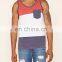 Sublimation Printed Bodybuilding Gym Stringer Vest Custom Tank Top Men