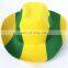 wholesale promotion Brazil country flag felt hat