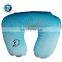 2 in 1 memory foam stuffed animal soft plush blue color dolphin toy u shaped pillow cushion Convertible kids travel neck pillow