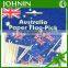 supply colorful custom low price decoration toothpick flag