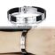 Fashion Silicone Stainless Steel Cross Bracelet for Man Custom
