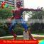 Hot sale life size glass fiber spiderman sculpture for theme park