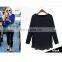 girls casual t shirt leather fancy t shirt long sleeve t shirt for women