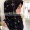 Womens Shinny Dimond Decoration instant shawl muslim malaysia instant hijab Islamic Hijab Tudung