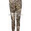 Christmas Snow Print Legging Tight-Fit Trousers For Mid Age Women
