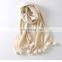 2016 Wholesale New Design Winter Plain Rabbit Fur Ball Wool Spinning Scarf