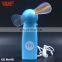 Customized Fan Body Flashing Different Language Message Best Promotion Gift Big Company Choose Led Mini Fan