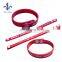 Custom personalized design high quality hot selling silicone bracelet