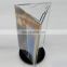 Cheaper clear acrylic A5 menu stand block sign holder A4 acrylic sign holder