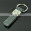 High quality metal leather custom fashion PU leather key chain