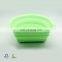 2018 Semicircle FDA Silicone Collapsible Water Bucket Foldable Food Storage Basket