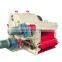 Roller drum log chipper and shredder for forestry