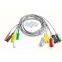 Bionet 5 lead ecg leadwire,Grabber ,LL-plug,IEC