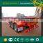 4 axle Low Bed Truck 35 ton 2 Semi Trailer Chips