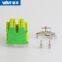 Yellow-green ground terminal Cable connector DIN rail terminal USLKG3