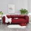 Solid Slipcover Sofa Stretchable 100% Polyester Spandex Stretch Couch Cover Loveseat Sovers