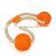 two dogs interactive toy,rope with ball toy aggressive dog toy for aggressive chewers