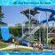 Durable Fiberglass Boomerang Big Water Slides For Adult Water Park Equipment