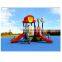 Outdoor plastic games set play set playground equipment tree house theme slide for kids JMQ-G036A