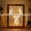 New design Led frame photo lamp 3D effect table lamp 3d led night light acrylic lamp