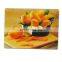 Glass Chopping Blocks With Decal Decorative Custom Made Tempered Glass Cutting Board