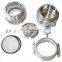 4" 6" stainless steel Diamond Miner with jic adapter diamond miner jacketed splatter