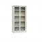 2 swing door metal storage locker steel display glass filing cabinet for office Office furniture metal storage file cupboard/cabinet double glass 2 door steel filing cabinet colourful
