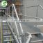 Factory price with galvanized steel ball joint stanchions industry platform handrails
