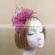 Wholesale Wedding Dress Decoration Fascinator,Feather Sinamay Fascinator