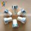 plastic synthetic cork stopper with silver aluminum cover
