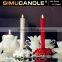 Flameless Window LED candle with timer and USA, EU patent