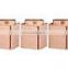 copper plated shiny canister sets