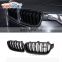 F30 Carbon fiber front mesh hood grille for BMW 3 series F30 F31 2012-2018 front bumper grill