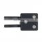 QU-2020A Mini Dual Paddle Morse Telegraph CW Key with Automatic Base Magnetic Absorption