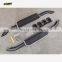 All Black With Silver Trim Aluminum Brackets For 2020 Land Rover Defender 90 Side Steps Running Board