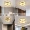 HUAYI New Design Copper Iron Glass Nordic E27 Indoor Living Room Restaurant Modern Ceiling Light