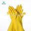Chlorination Treatment Yellow Washing Use Kitchen Dish Cleaning Rubber Latex Household Gloves