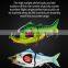 JOHNCOO 85mm/100mm Jointed Swimbait Fishing Lure with Propeller Segmented Slow Sinking Fishing Bass Lures Crankbaits