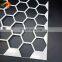 Exterior decorative security hexagonal perforated screen fence producer