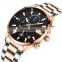 NIBOSI Men Watch Top Brand Luxury Sports Quartz Mens Watches Full Steel Waterproof Chronograph Wristwatch Men Relogio 2501