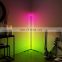 Modern Nordic 140cm Remote Control Standing Multicolor Living Room Rgb Led Stand Tripod Corner Floor Lamp For Drop Shipping