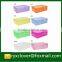 2016 factory supplies clear colorful pp shoe box