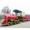Outdoor kids electric road small tourist trackless train sets factory for sale