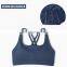 Two Piece Yoga Set Custom Sports Gym Set Women Seamless Buckle Sports Bra And Pocket Leggings