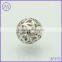 925 sterling silver filigree heart bead for European bracelet