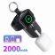 Portable Wireless Watch Charger Power Bank 2000mAh for A Watch 9 8 7 6 5 3 2 SE Keychain Small Mini Pocket Emergency Power Bank