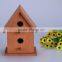 Hot selling christmas handmade carved wooden crafts Bird house