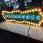 Advertising light box outdoor luminous metal word